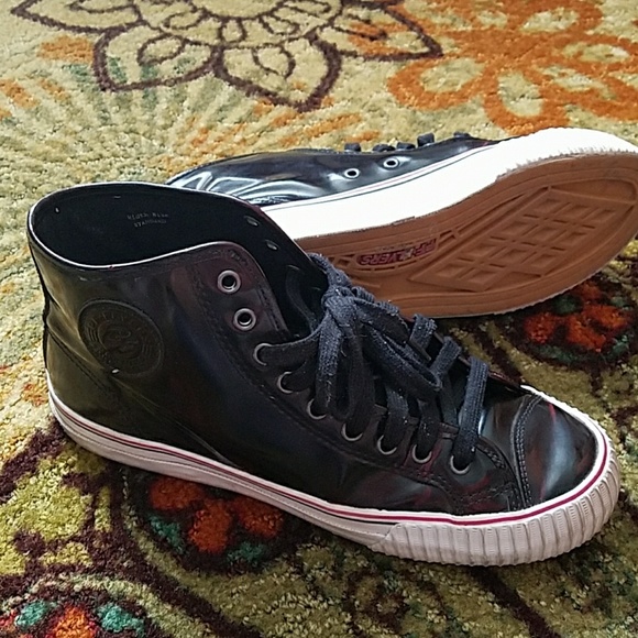 Patent leather PF flyer Hi tops - Picture 3 of 8